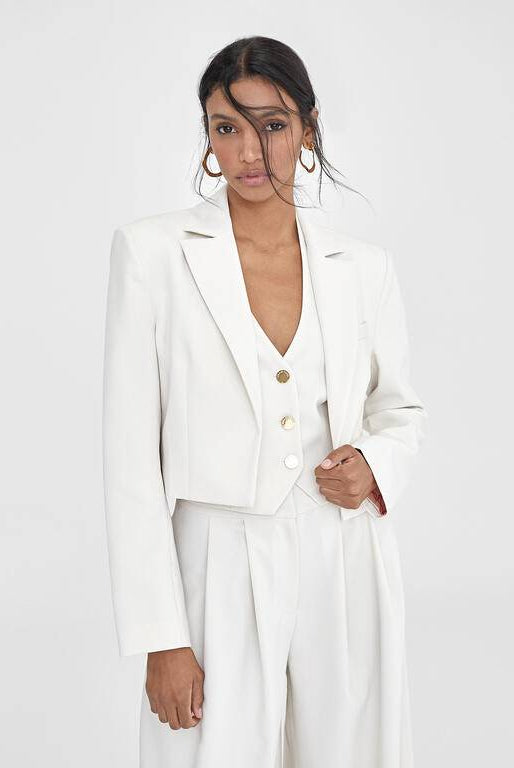 BLAZER MAITE CROPPED - Carla Valente