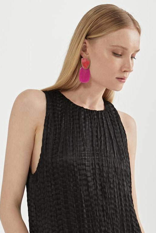 VESTIDO MAITE MIDI ENRUGADO - Carla Valente