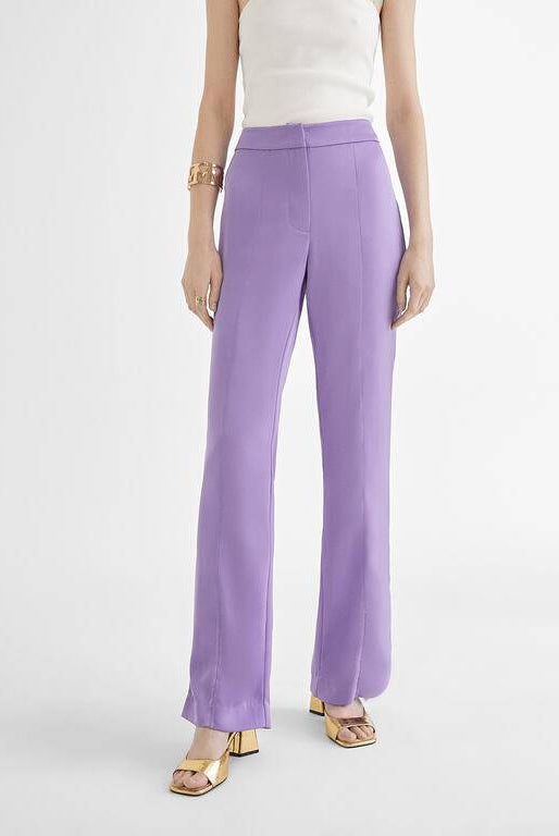 CALÇA MAITE FLATE C/COSTURA CENTRAL - Carla Valente