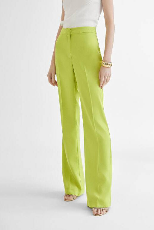 CALÇA MAITE FLATE C/COSTURA CENTRAL - Carla Valente