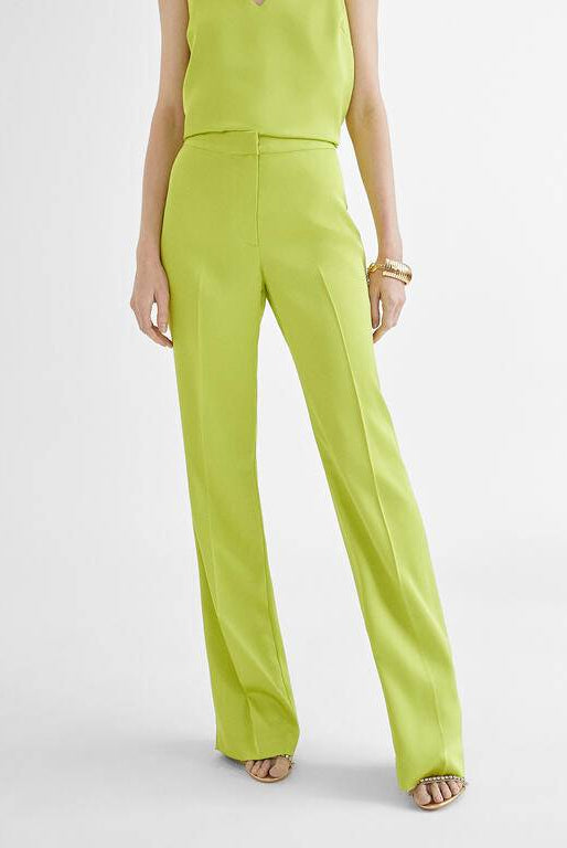 CALÇA MAITE FLATE C/COSTURA CENTRAL - Carla Valente