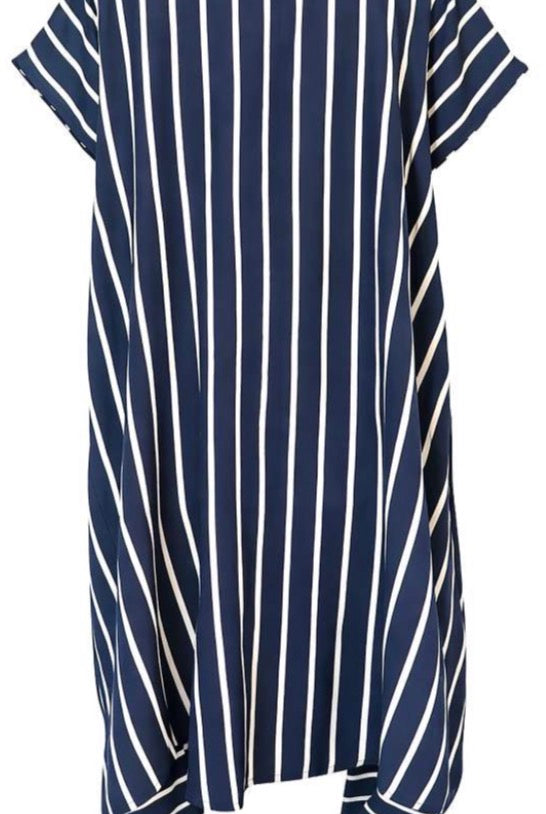 VESTIDO VDR OVERSIZE FLUÍDO AS RISCAS - Carla Valente