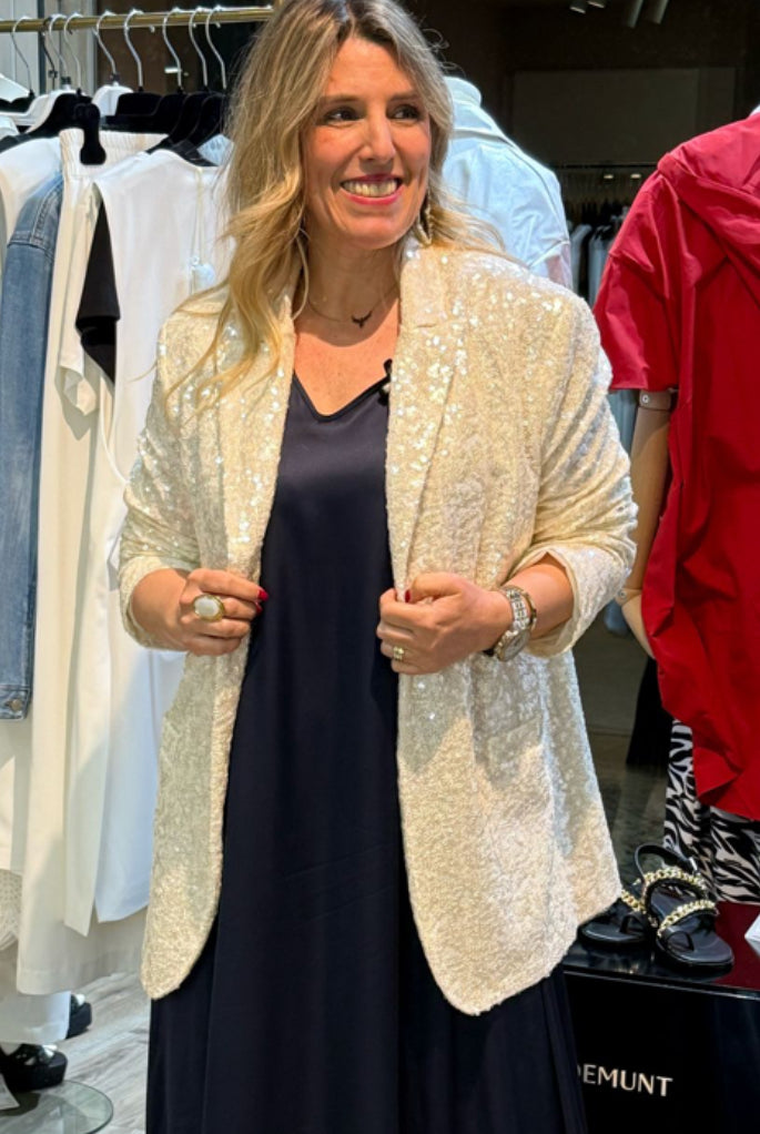 BLAZER PLEASE LANTEJOULAS - Carla Valente