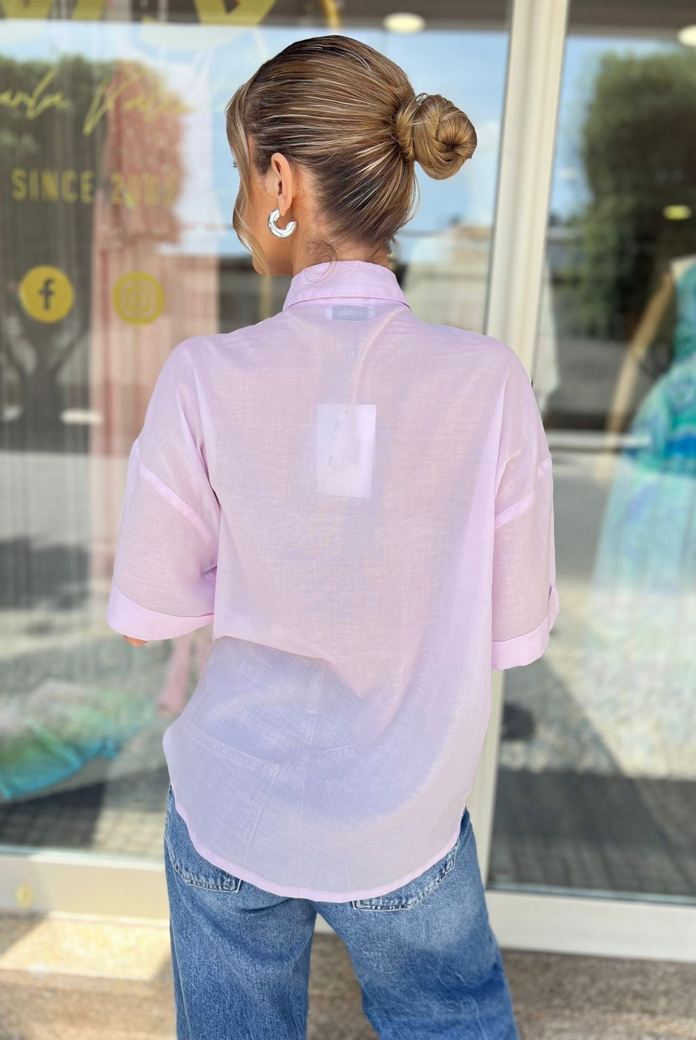 CAMISA DIXIE FECHO LANTEJOULAS - Carla Valente
