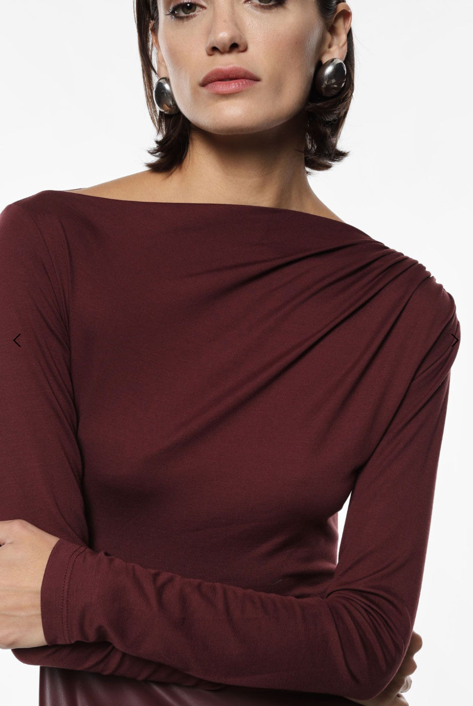 VESTIDO IMPERIAL COM CONTRASTE ECOPELE - Carla Valente