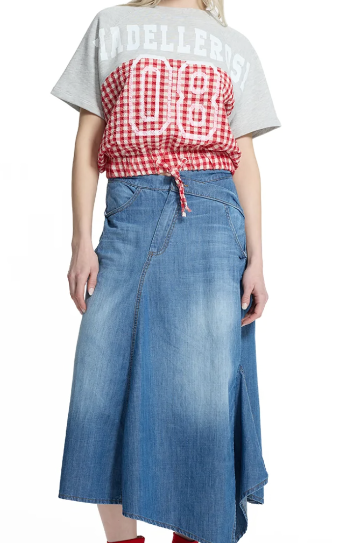 SWEATSHIRT VDR CROPPED 08 COMBINADO COM XADREZ - Carla Valente