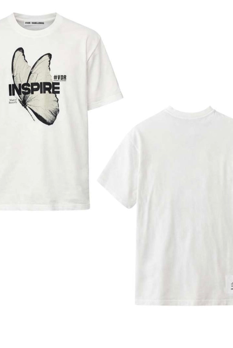 T-SHIRT VDR INSPIRE BUTTERFLY - Carla Valente