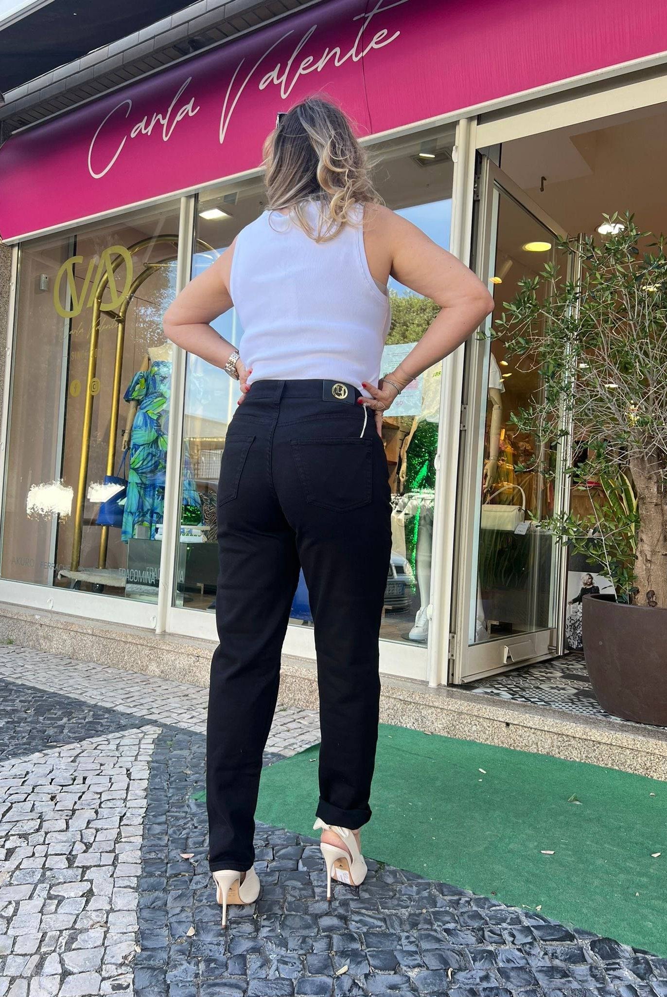CALÇA LIBERJEANS MOM FIT SARJA - Carla Valente
