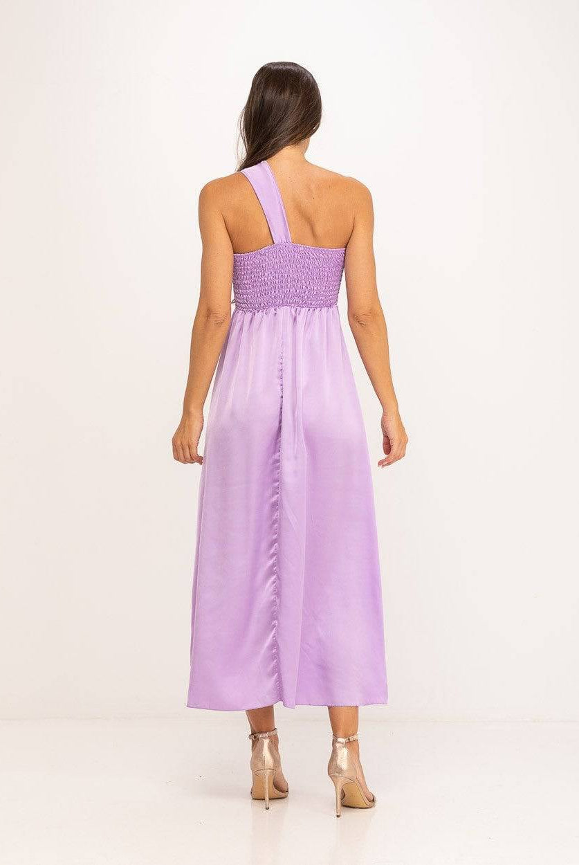 VESTIDO ASSIMÉTRICO LAÇO OMBRO - Carla Valente