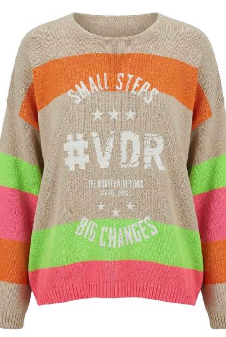 CAMISOLA VDR DE MALHA SMALL STEPS BIG CHANGES - Carla Valente