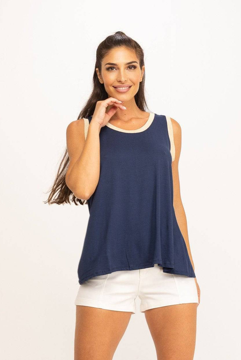 TOP MALHA APONTAMENTOS EM LUREX - Carla Valente