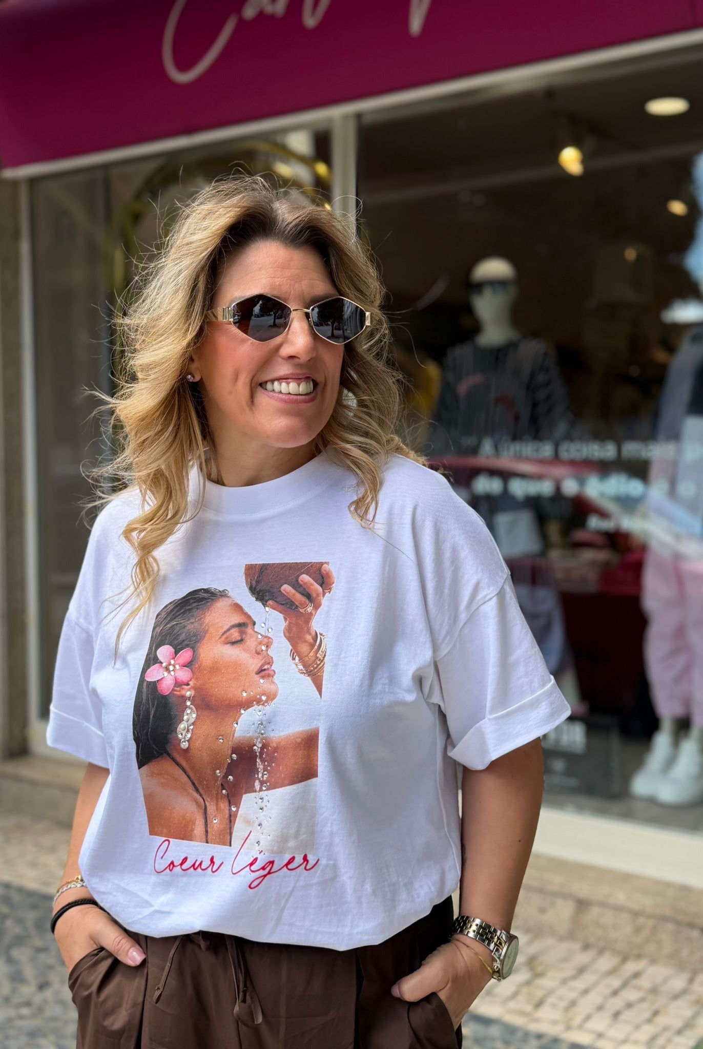 T-SHIRT IMPERIAL COUER LEGER - Carla Valente