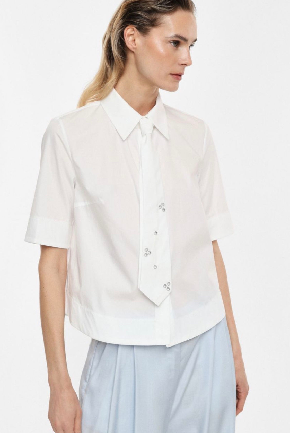 CAMISA IMPERIAL GRAVATA APLICAÇÕES - Carla Valente