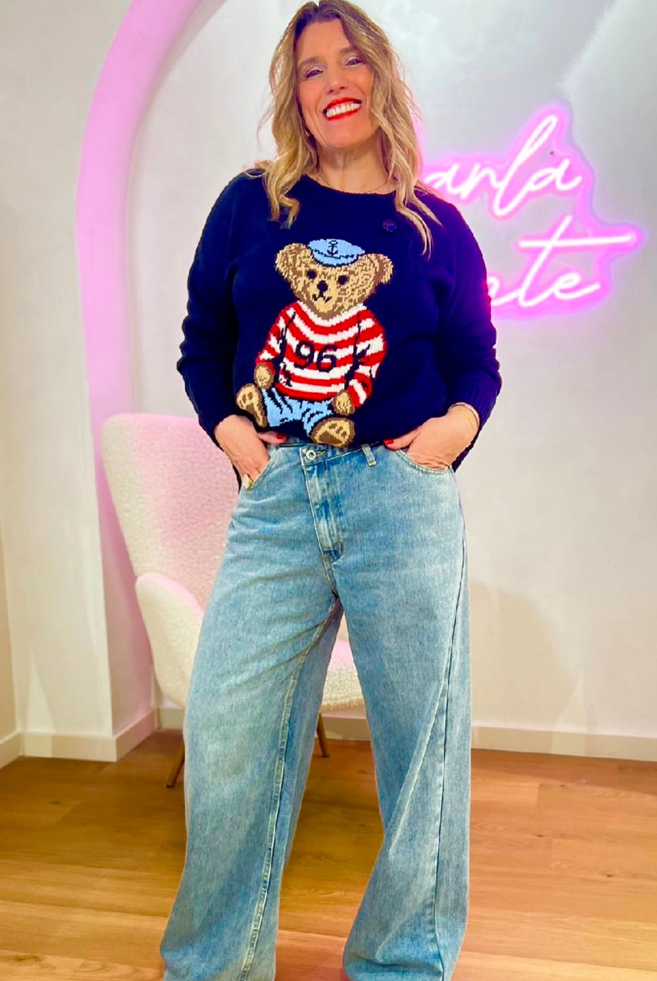 CALÇA DIXIE BOTÃO ASSIMETRICO - Carla Valente