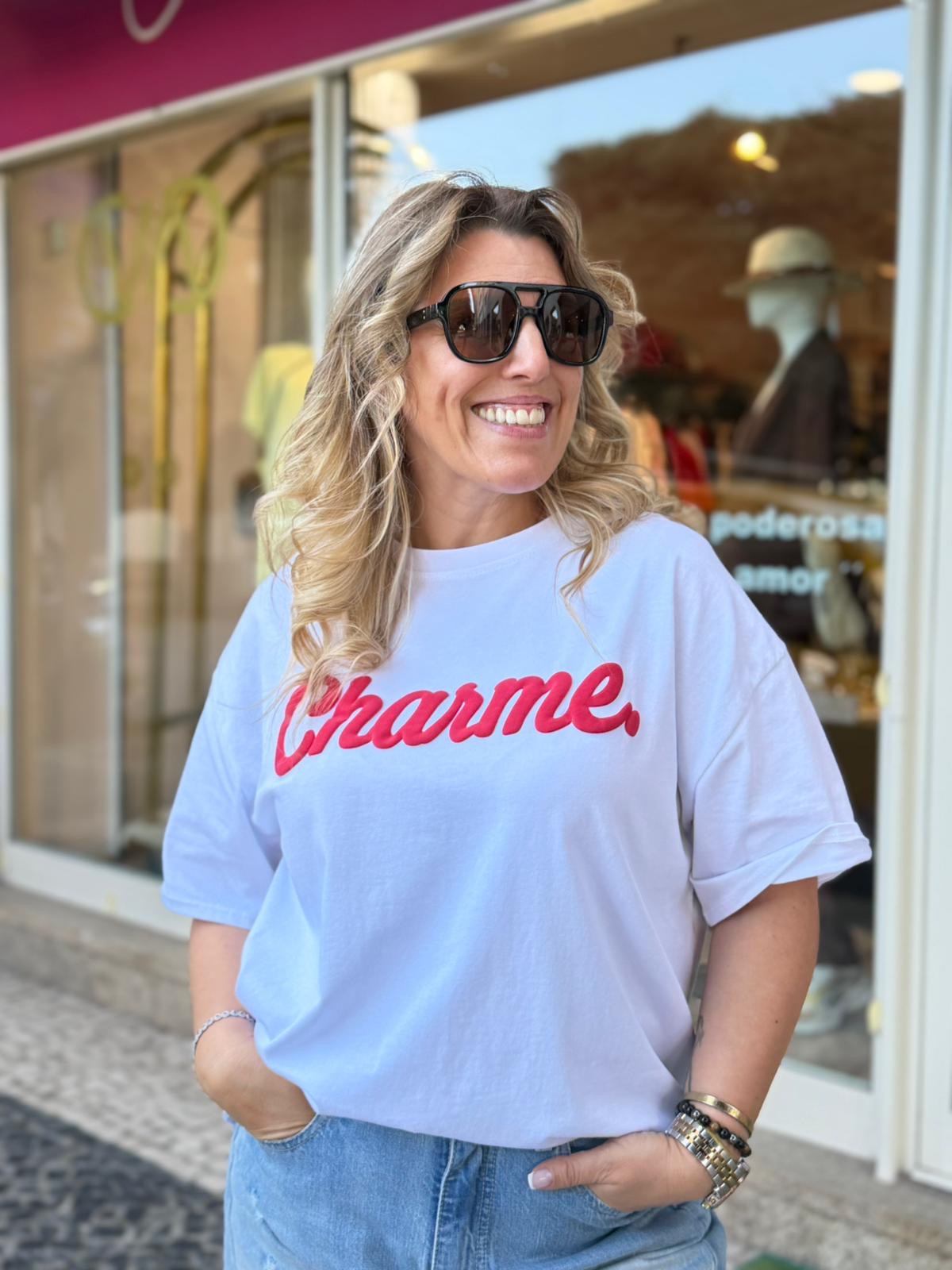 T-SHIRT PLEASE CHARME - Carla Valente