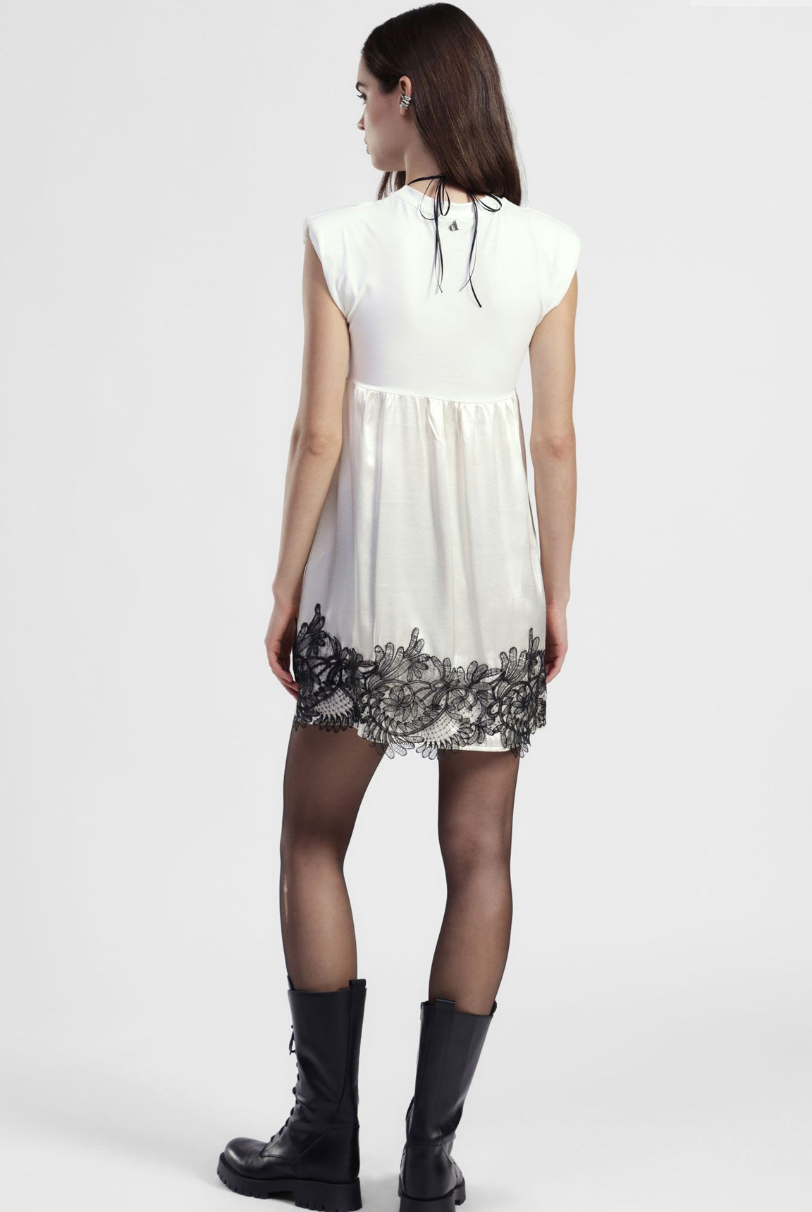 VESTIDO DIXIE T-SHIRT ALÇAS RENDA - Carla Valente