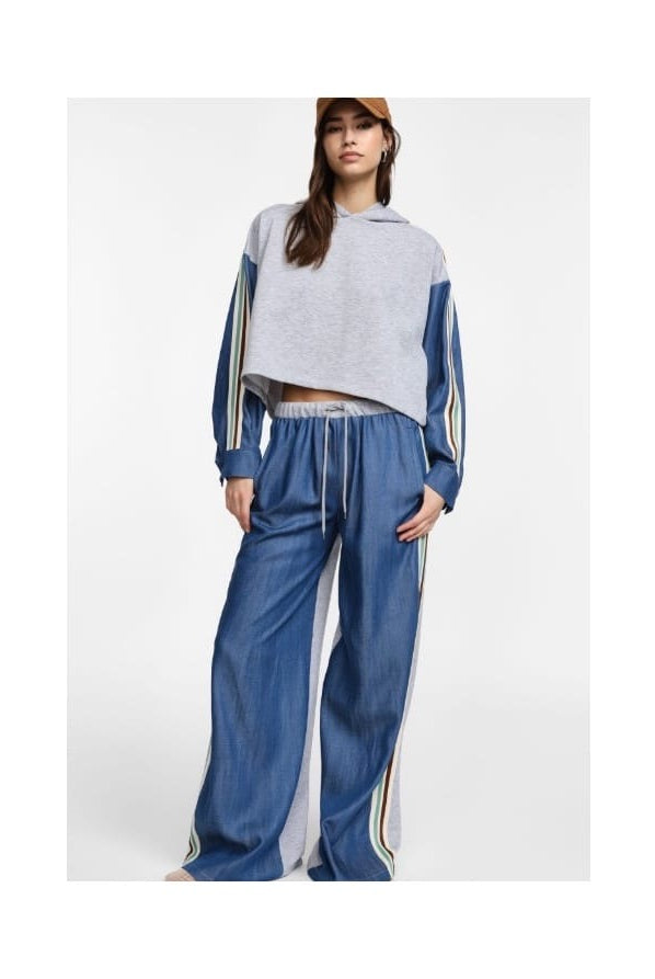 SWEATSHIRT PLEASE COMBINADO FELPA - Carla Valente