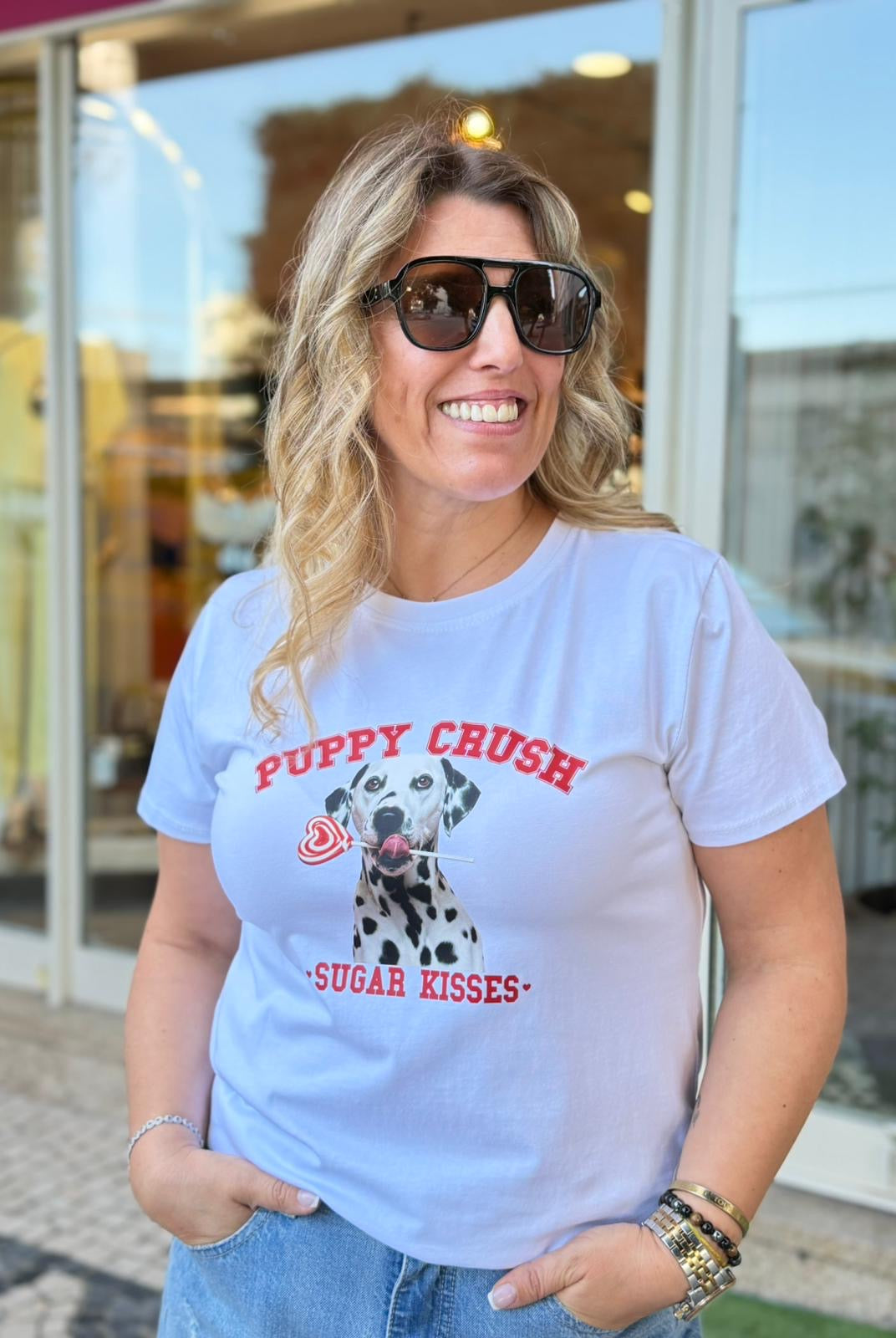 T-SHIRT PLEASE PUPPY CRUSH - Carla Valente