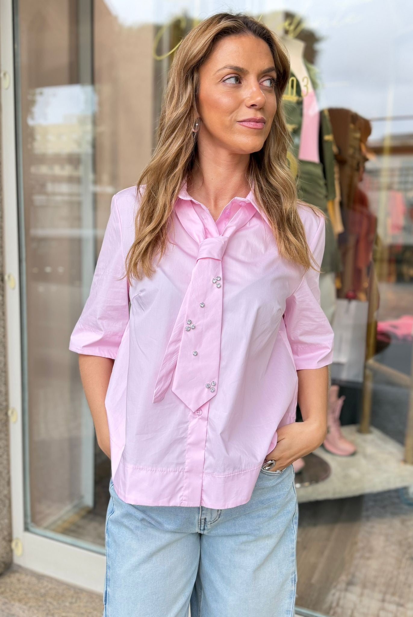 CAMISA IMPERIAL GRAVATA APLICAÇÕES - Carla Valente