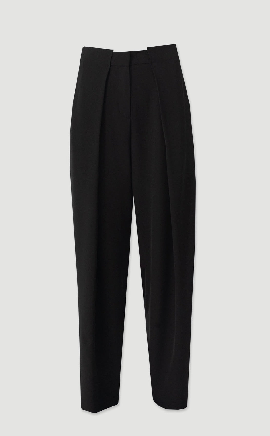 CALÇA FERRACHE WIDE LEG COM PINÇAS - Carla Valente