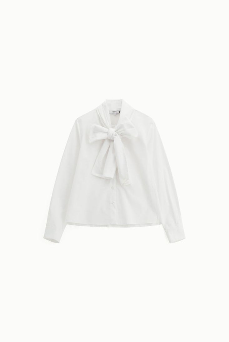 CAMISA PLEASE COM MANGA COMPRIDA E LAÇO - Carla Valente