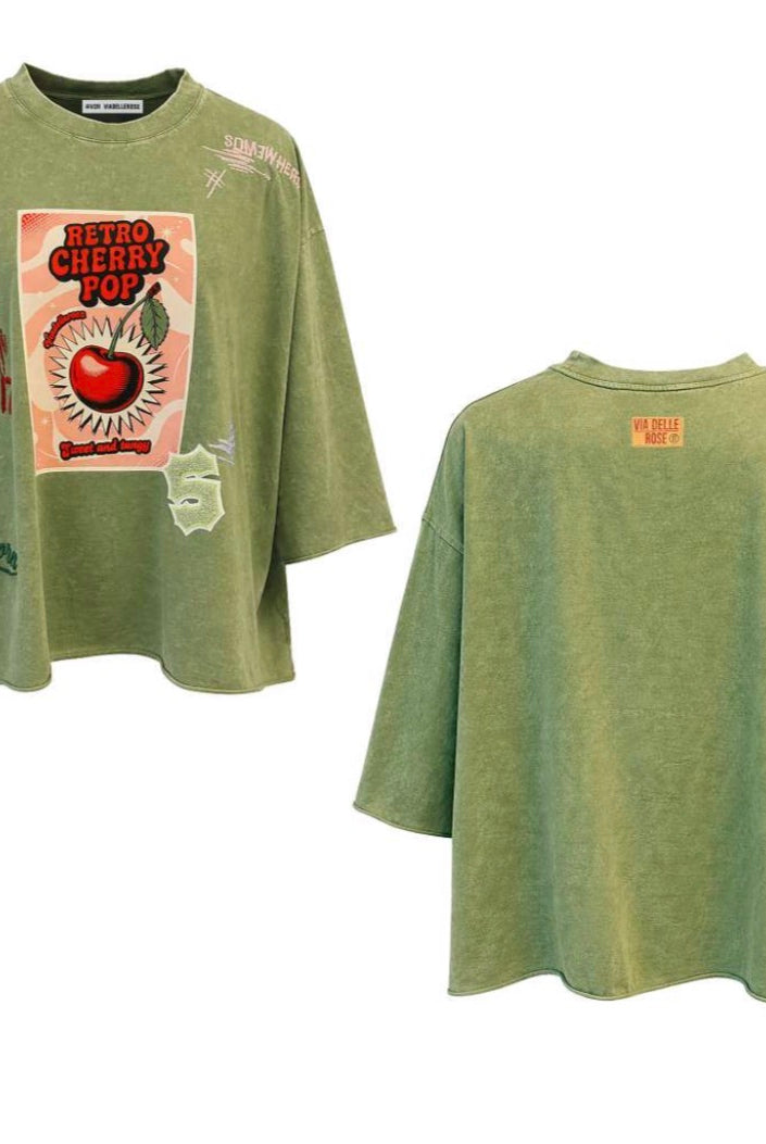 T-SHIRT VDR RETO CHERRY POP - Carla Valente