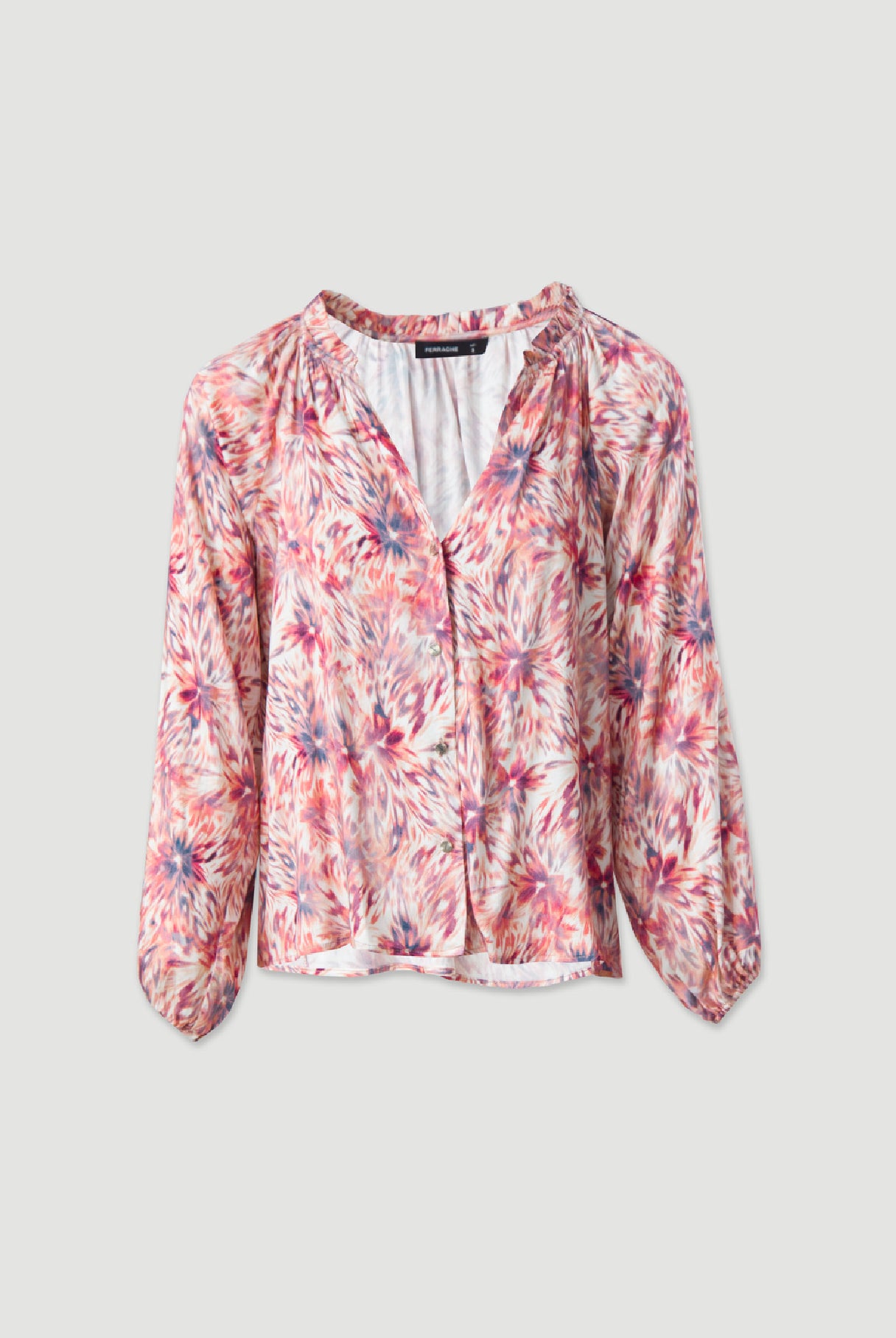 BLUSA FERRACHE FLUIDA ESTAMPADA - Carla Valente
