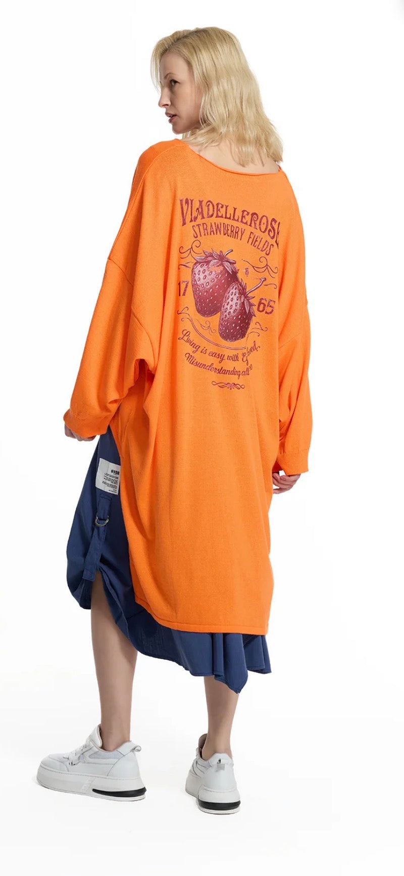 SWEATER VDR COM RABONA STRAWBERRY FIELDS 1765 - Carla Valente