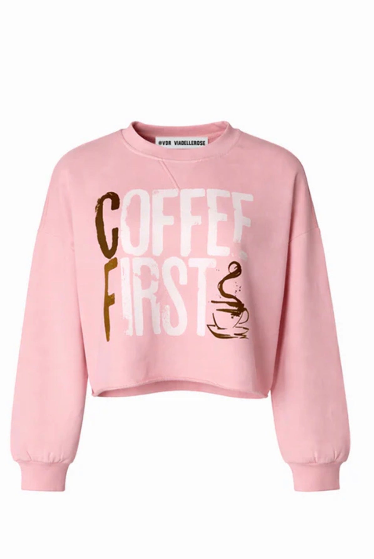 SWEATSHIRT VDR COFFEE FIRST - Carla Valente