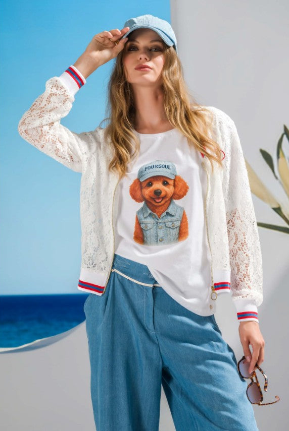 T-SHIRT FOURSOUL LOOSE DOG - Carla Valente