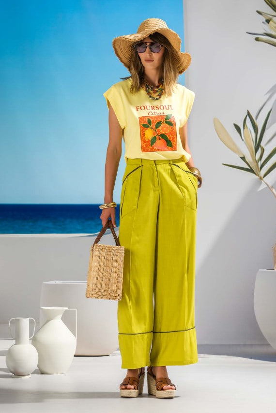 T-SHIRT FOURSOUL CAVEADA CITRUS - Carla Valente