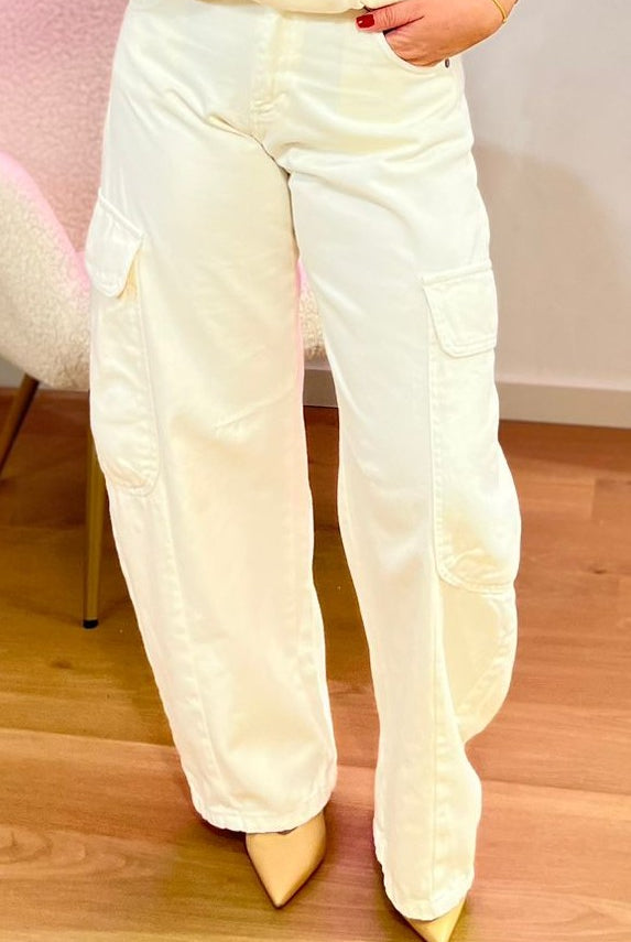 CALÇA DIXIE PALAZZO CARGO - Carla Valente