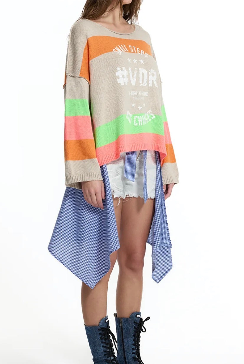 CAMISOLA VDR DE MALHA SMALL STEPS BIG CHANGES - Carla Valente