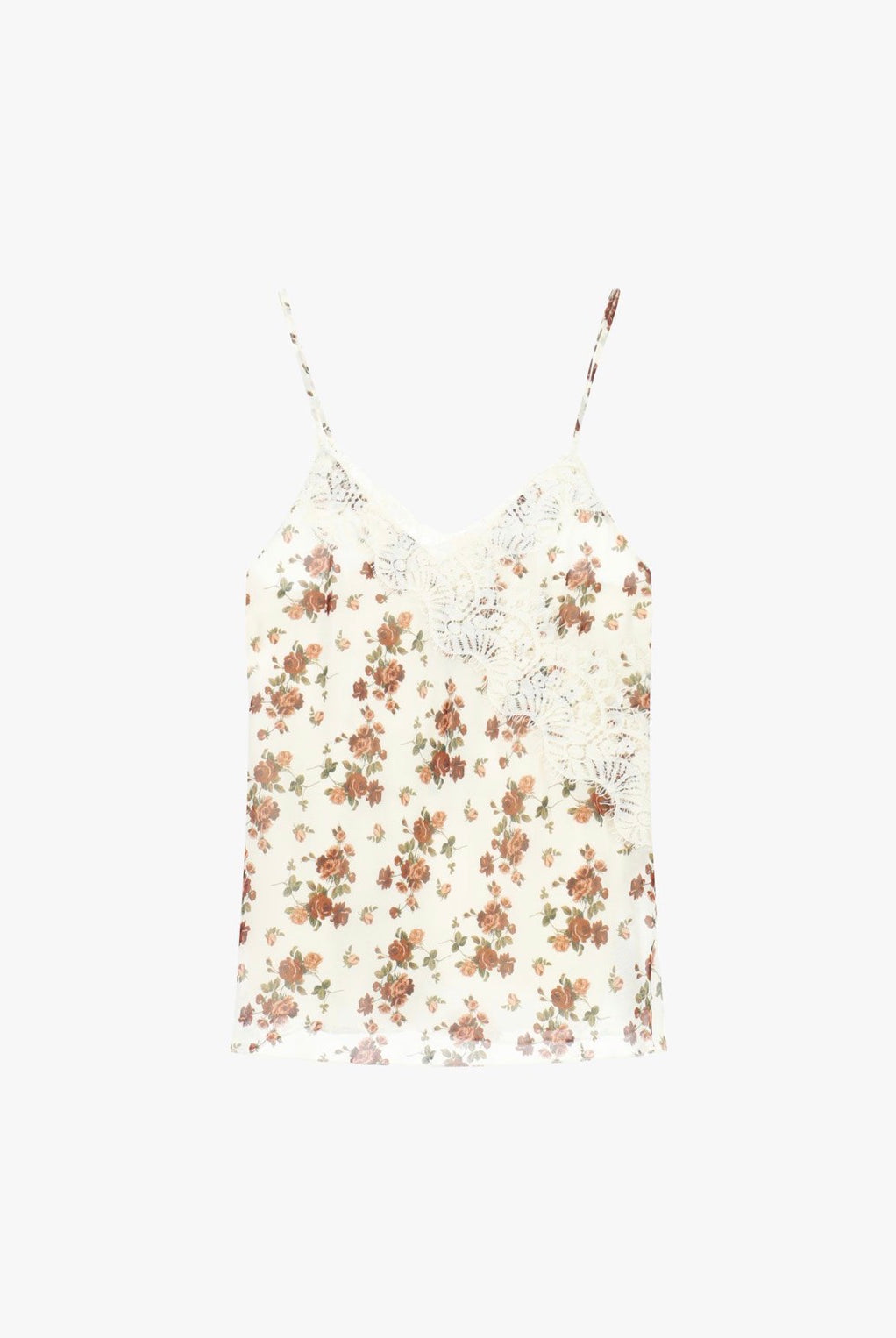 TOP DIXIE RENDA FLORAL - Carla Valente