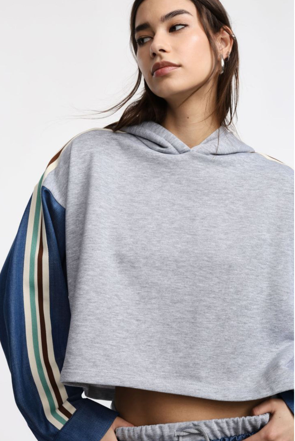 SWEATSHIRT PLEASE COMBINADO FELPA - Carla Valente