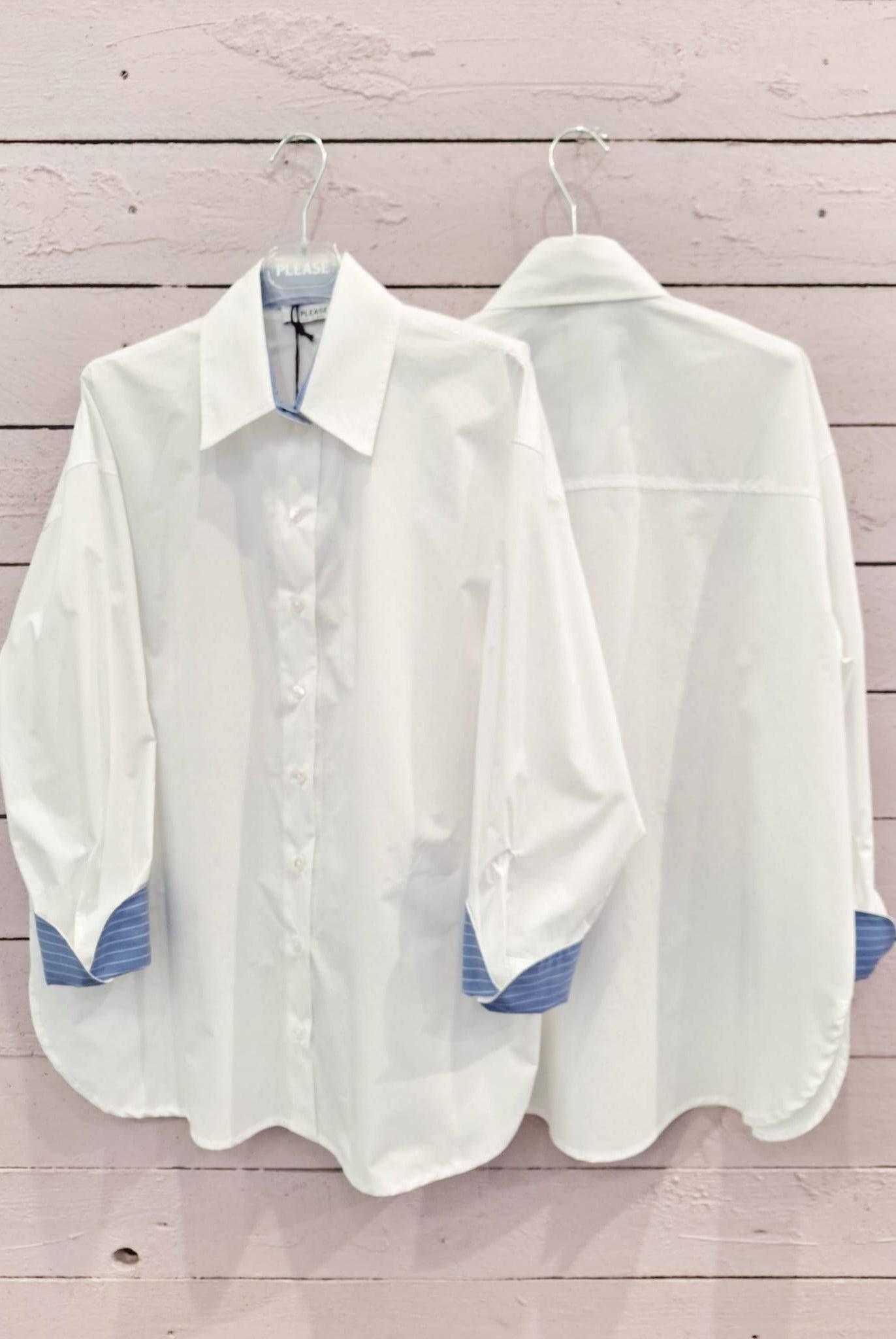 CAMISA PLEASE PUNHOS RISCAS - Carla Valente