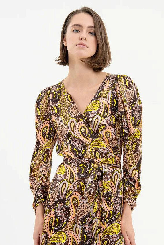 VESTIDO FRACOMINA REGULAR FIT C/ESTAMPAY - Carla Valente