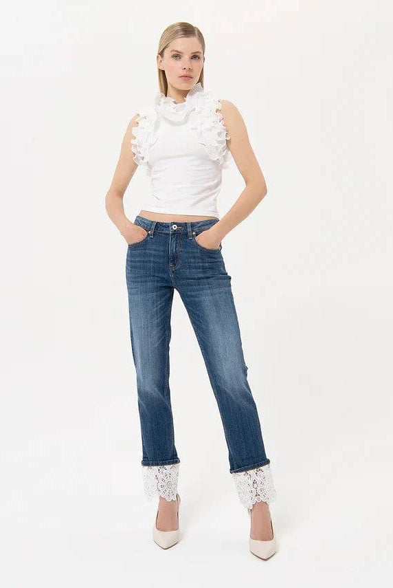 JEANS FRACOMINA BOYFRIEND FIT BAINHA BOS - Carla Valente