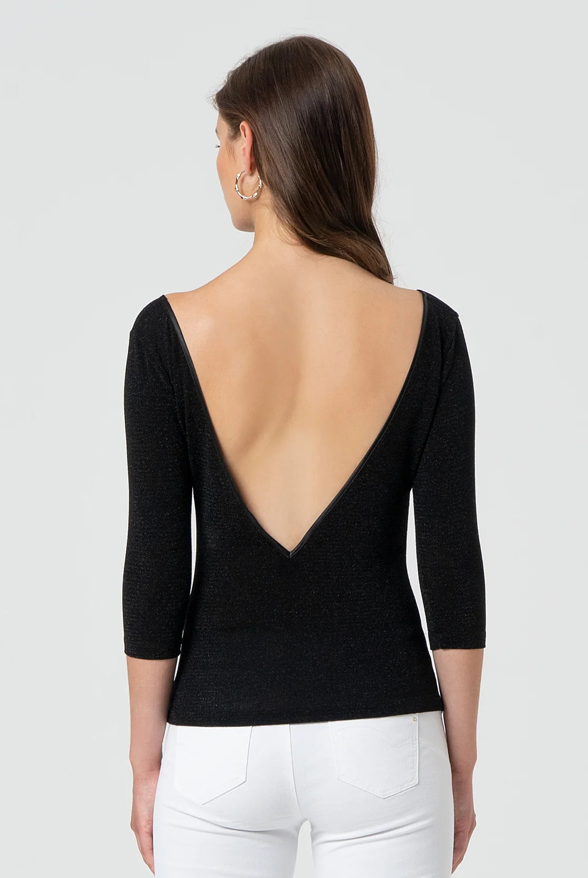 TOP FRACOMINA JUSTO DEC V COM LUREX - Carla Valente