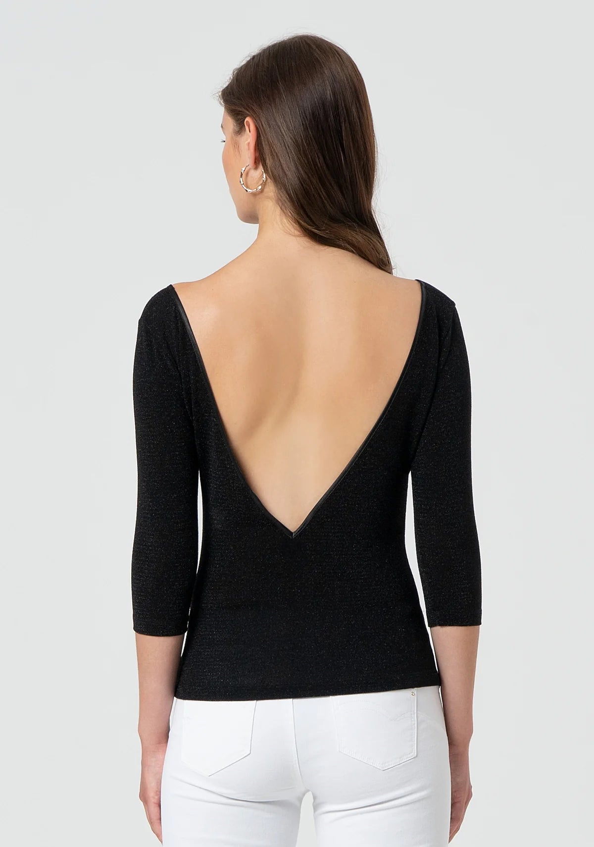 TOP FRACOMINA JUSTO DEC V COM LUREX - Carla Valente