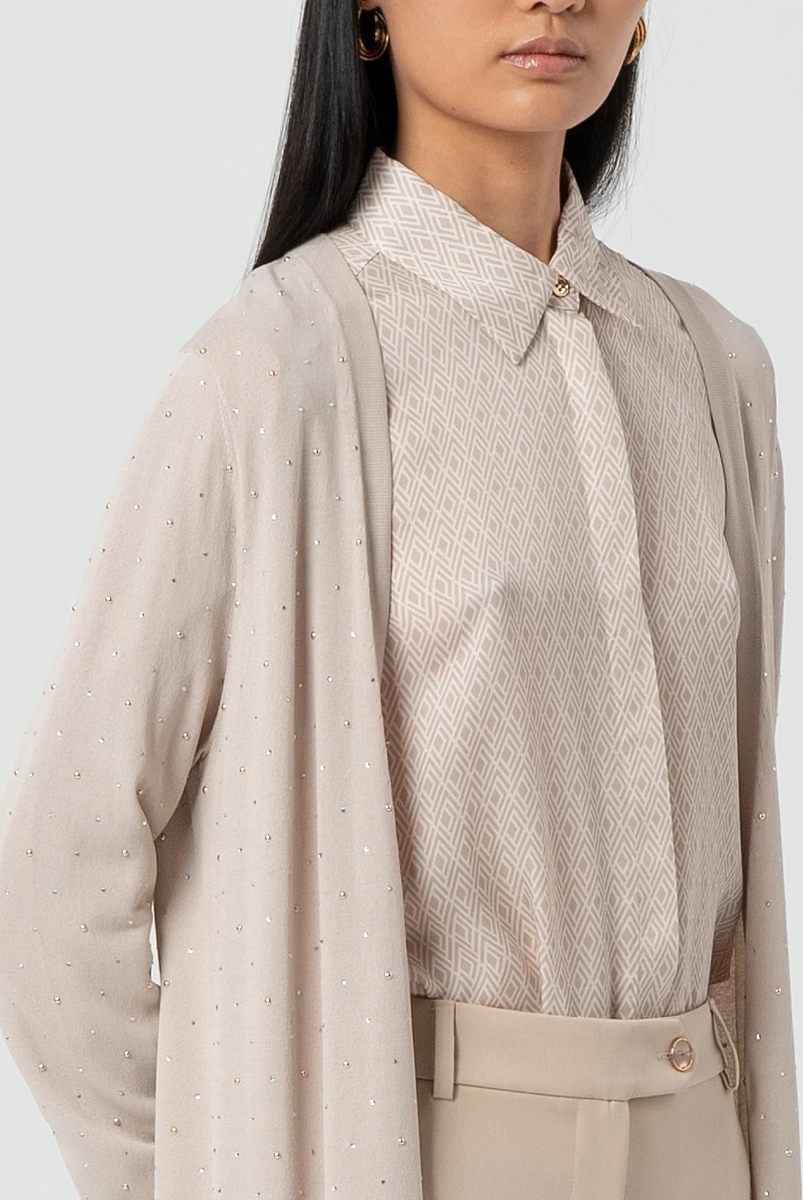 CARDIGAN FRACOMINA MALHA LONGO ABERTO - Carla Valente