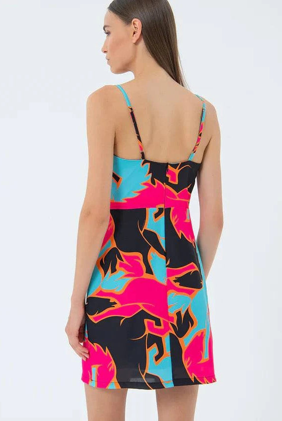 VESTIDO FRACOMINA MINI MULTICOLOR - Carla Valente
