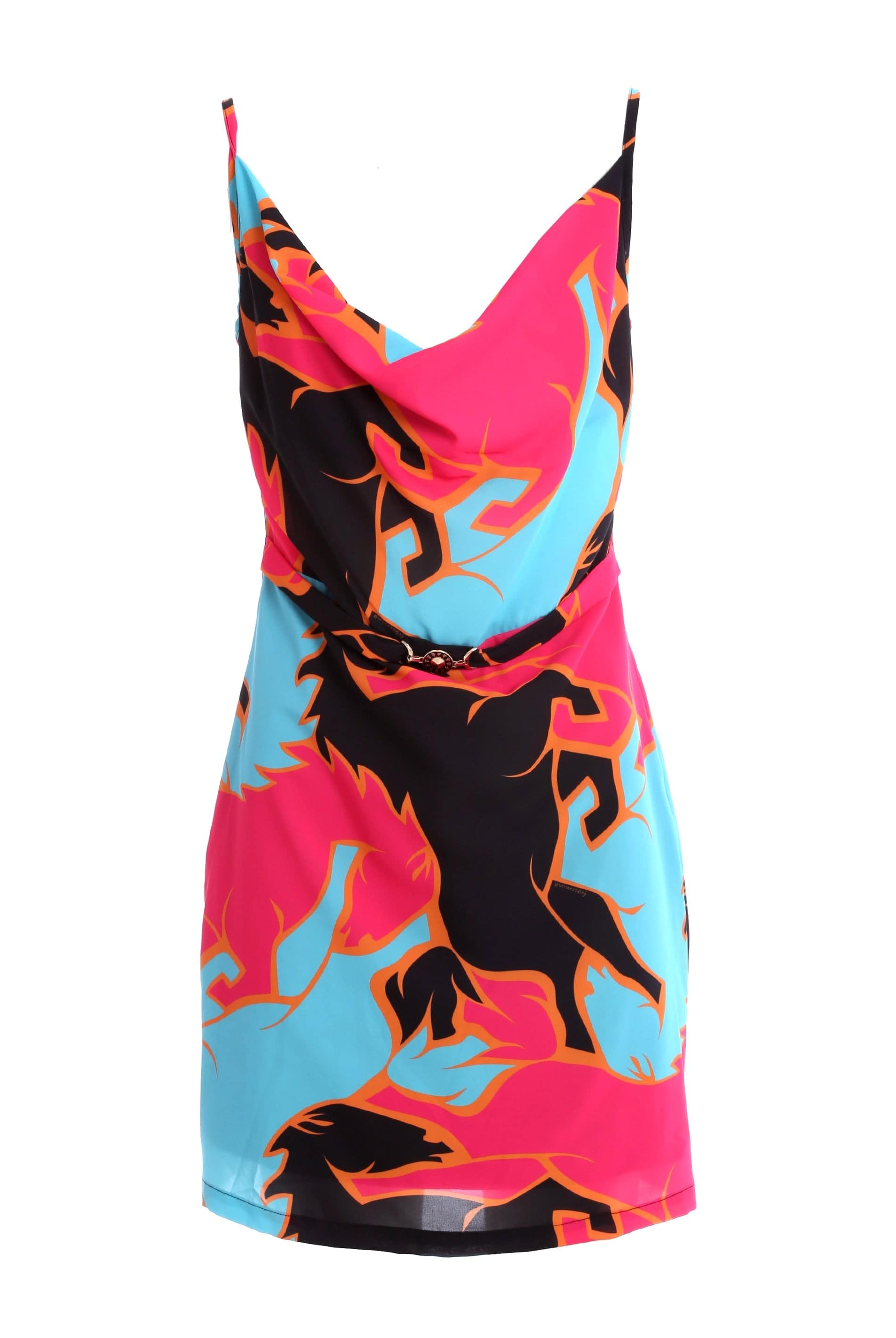 VESTIDO FRACOMINA MINI MULTICOLOR - Carla Valente