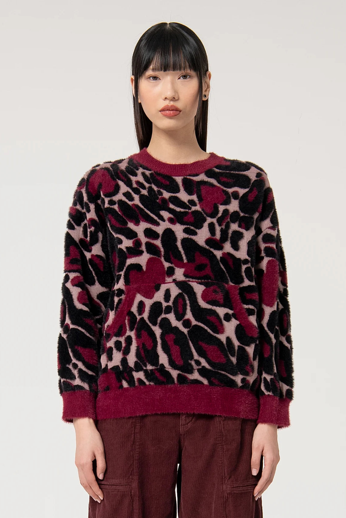 SWEATER FRACOMINA JACQUARD ANML PRINT - Carla Valente