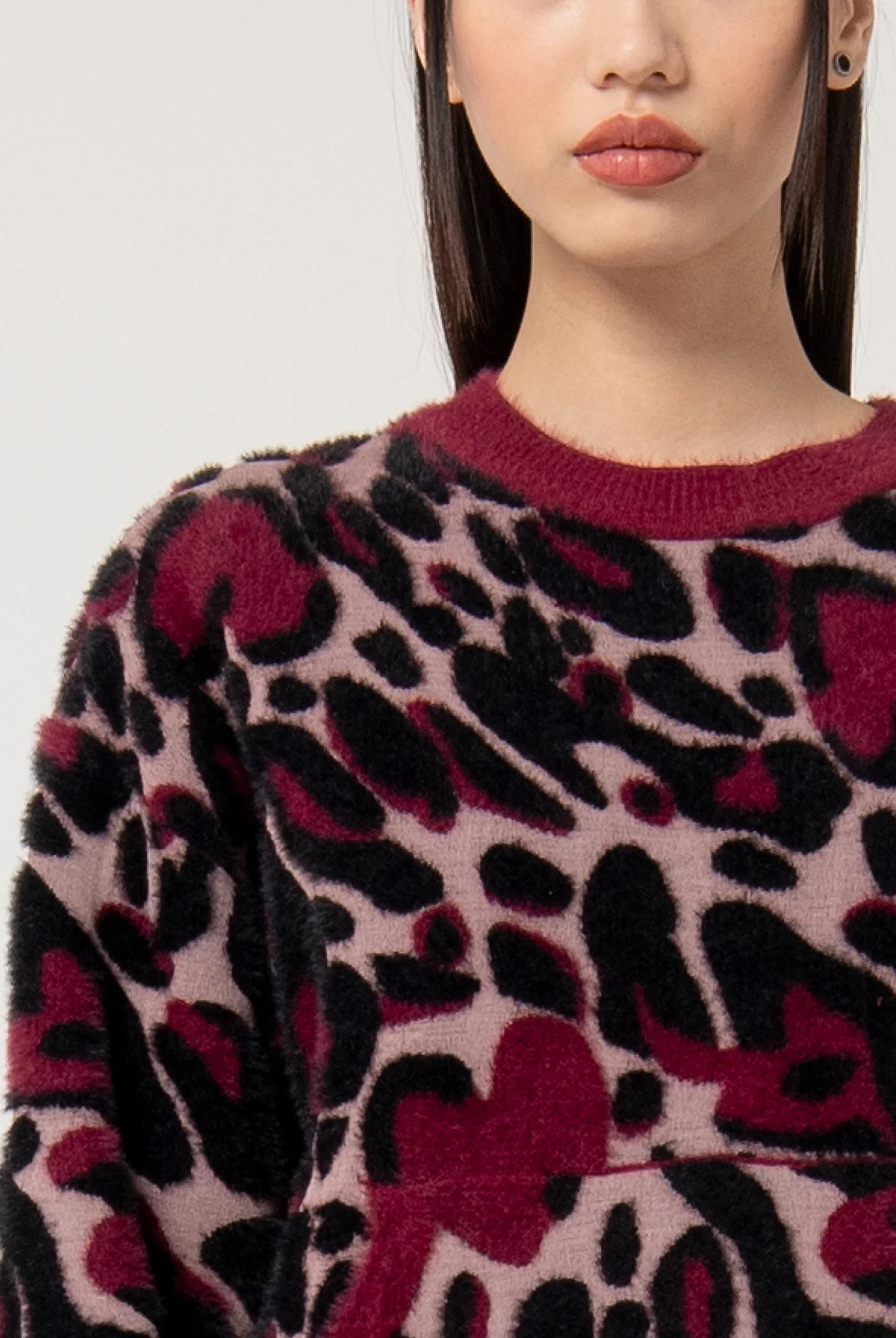 SWEATER FRACOMINA JACQUARD ANML PRINT - Carla Valente