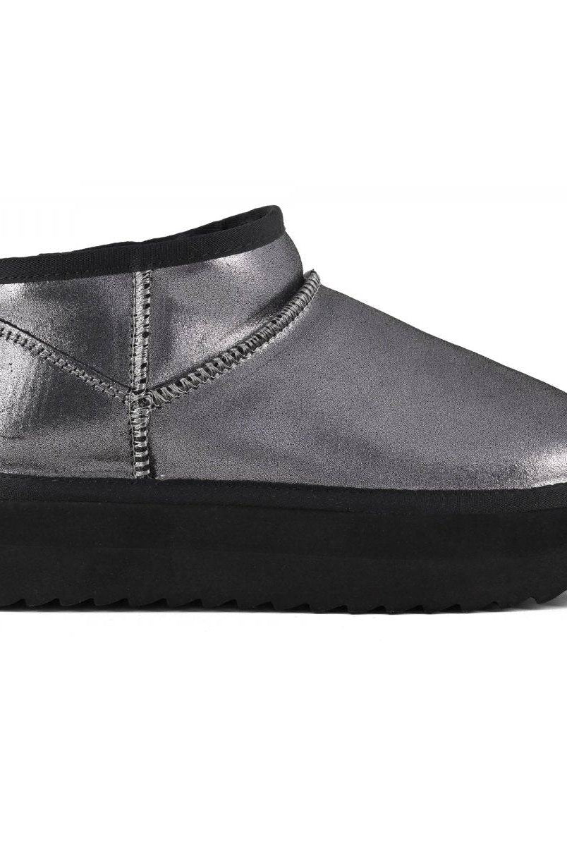 BOTA CALIFORNIA PLATFORMA CAMURÇA METÁLA - Carla Valente