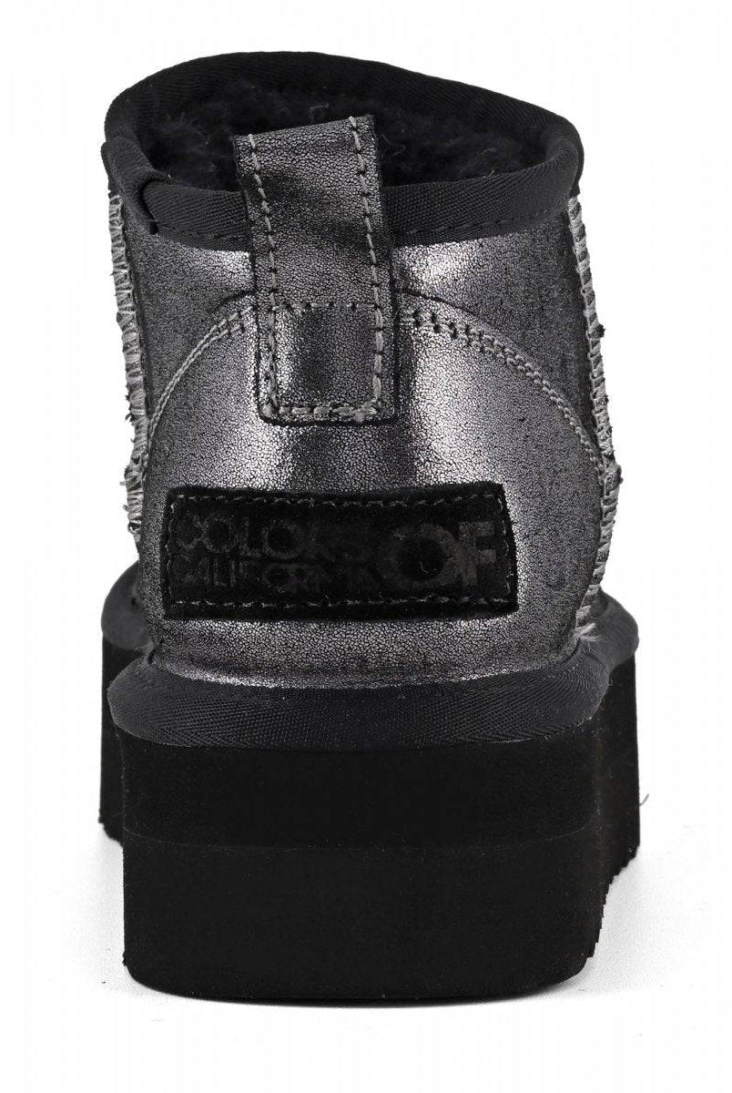 BOTA CALIFORNIA PLATFORMA CAMURÇA METÁLA - Carla Valente