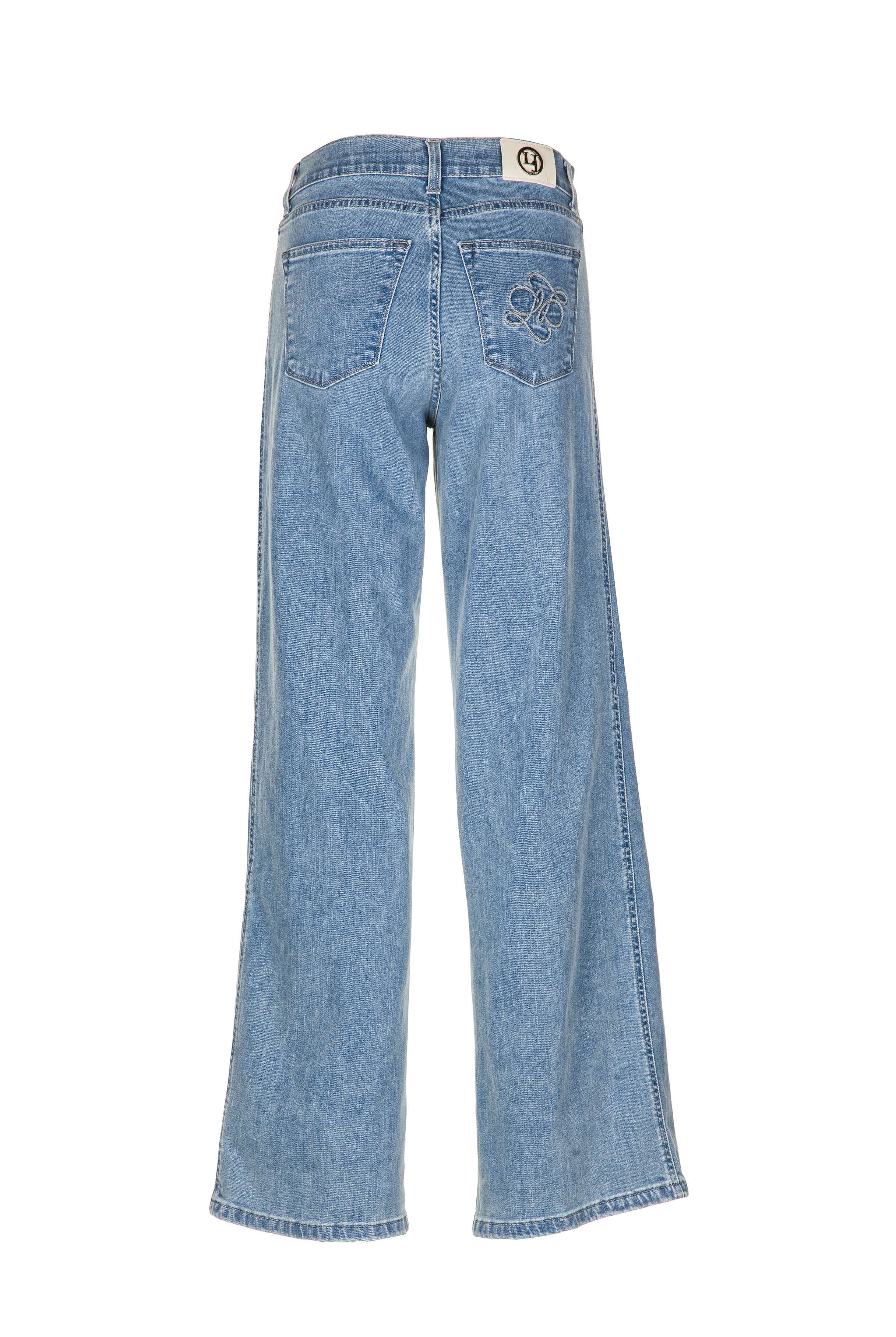 CALÇA LIBERJEANS WIDE LEG BOLSO BORDADO - Carla Valente