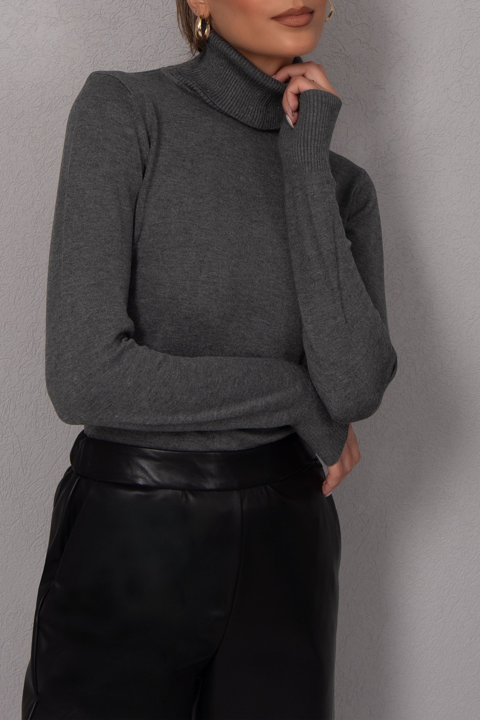 CAMISOLA FERRACHE BÁSICA GOLA ALTA - Carla Valente
