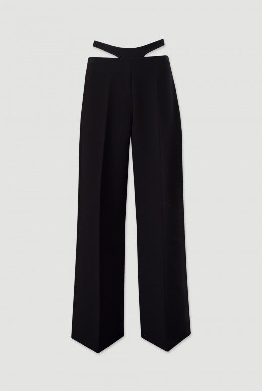 CALÇA FERRACHE CLASSICA WIDE LEG C/ TIRA - Carla Valente